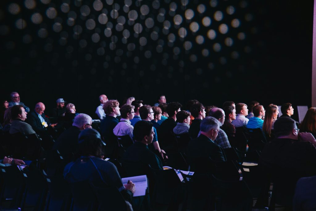Pubblico durante un evento formativo