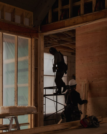 Posa del sistema ICF in cantiere