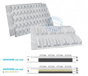COVERTHERM new style TEGOLE – EPS WHITE o NEW REXPOL e LANA MINERALE