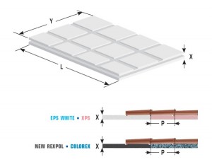 REXTEGOLA mod. 0 – EPS WHITE o XPS o NEW REXPOL
